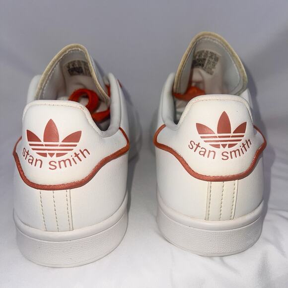 Adidas Stan Smith White Red Gold Mens Size 9 Classic Leather Sneakers Casual main image 8